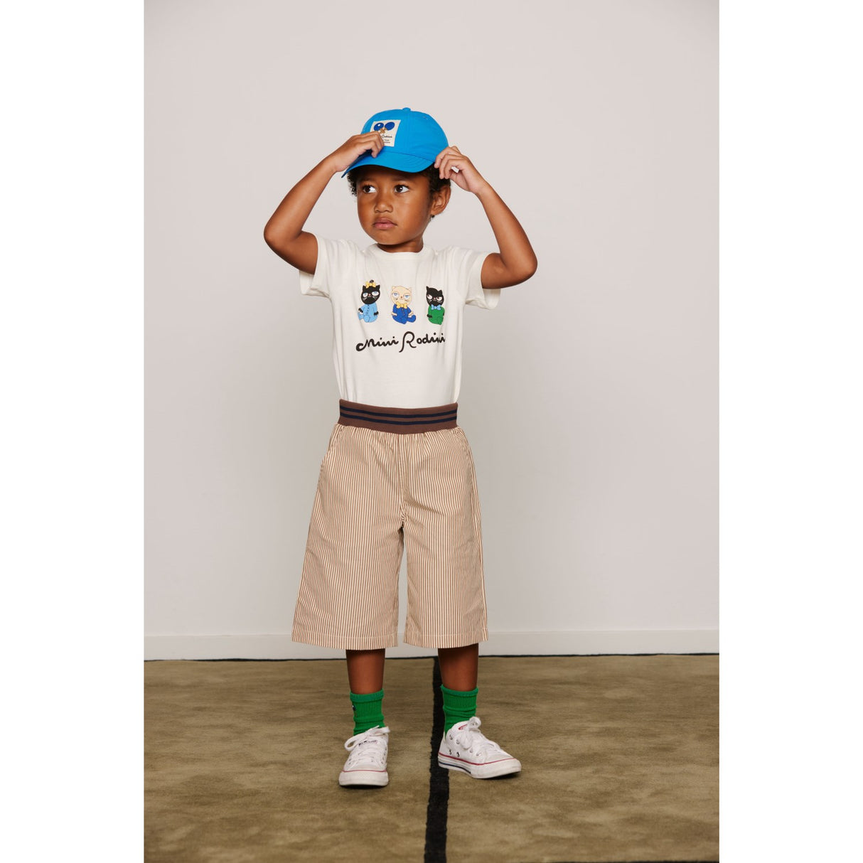 Mini Rodini White Minibabies Sp Ss Tee
