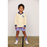 Mini Rodini Yellow Table Tennis Sp Krage Ls Topp