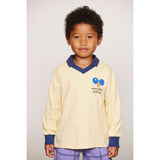 Mini Rodini Yellow Table Tennis Sp Krage Ls Topp