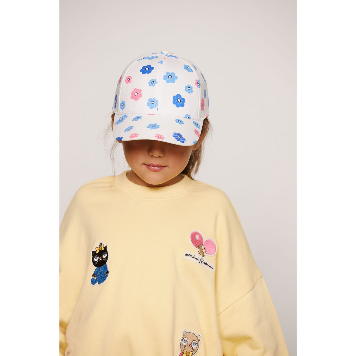 Mini Rodini Yellow Minibabies Patches Sweatshirt