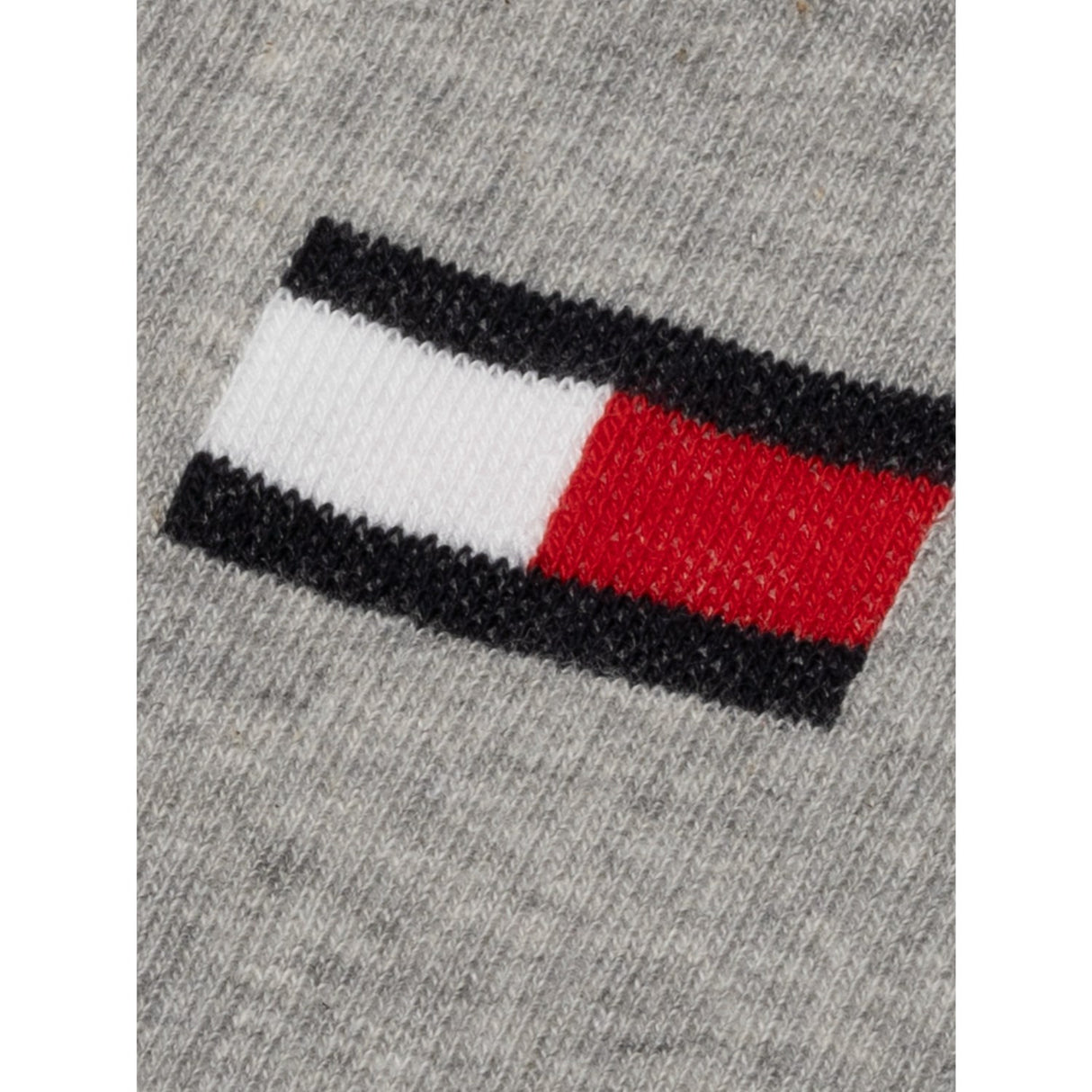 Tommy Hilfiger Grey Melange Kids Strumpor 2-Pack Flag