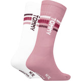 Tommy Hilfiger Pink Kids Strumpor 2-Pack Sport Stripe Tommy