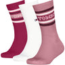 Tommy Hilfiger Pink Kids Strumpor 3-Pack Varsity Tommy