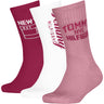 Tommy Hilfiger Pink Kids Strumpor 3-Pack Ny Sport