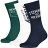 Tommy Hilfiger Navy Kids Strumpor 3-Pack Ny Sport