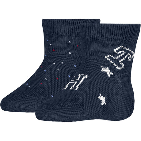 Tommy Hilfiger Tommy Original Baby Strumpor 2-Pack Letters