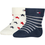 Tommy Hilfiger Tommy Original Baby Strumpor 2-Pack Fold Över Abs