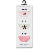 Tommy Hilfiger Light Pink Baby Strumpor 3-Pack Giftbox Stars & Stripes