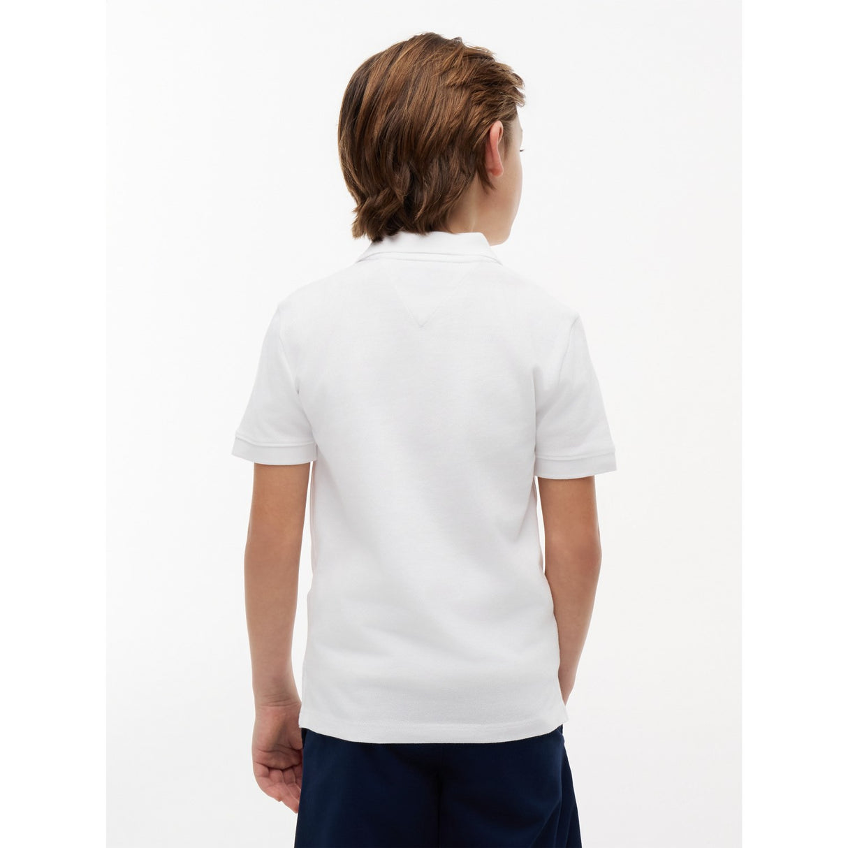 Tommy Hilfiger White Flag Pikétröja Ss