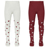 Name It Bright White Red Dahlia Nmfvichristmas 2-Pack Strumpbyxar
