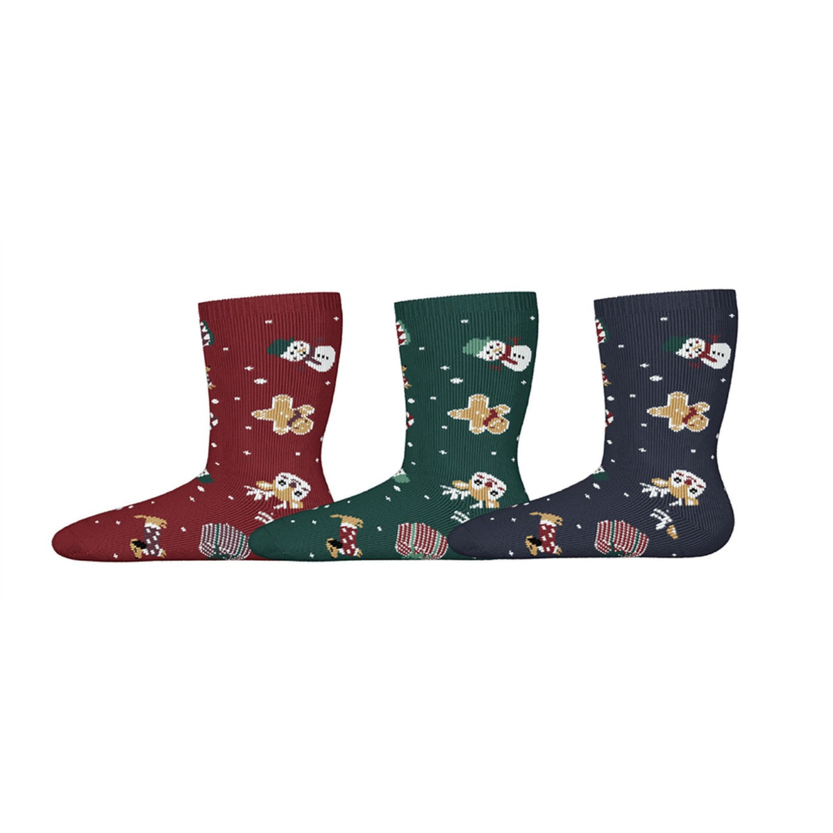 Name It Botanical Garden Nmnvismas 3-Pack Strumpor
