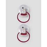 Name It Red Dahlia Snow Globe Nmfrifetti 2-Pack Hairelastic