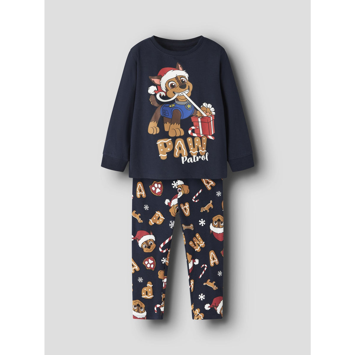 Name It Navy Blazer Nmmslavo Paw Ls Nattkläder Cplg