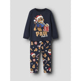 Name It Navy Blazer Nmmslavo Paw Ls Nattkläder Cplg