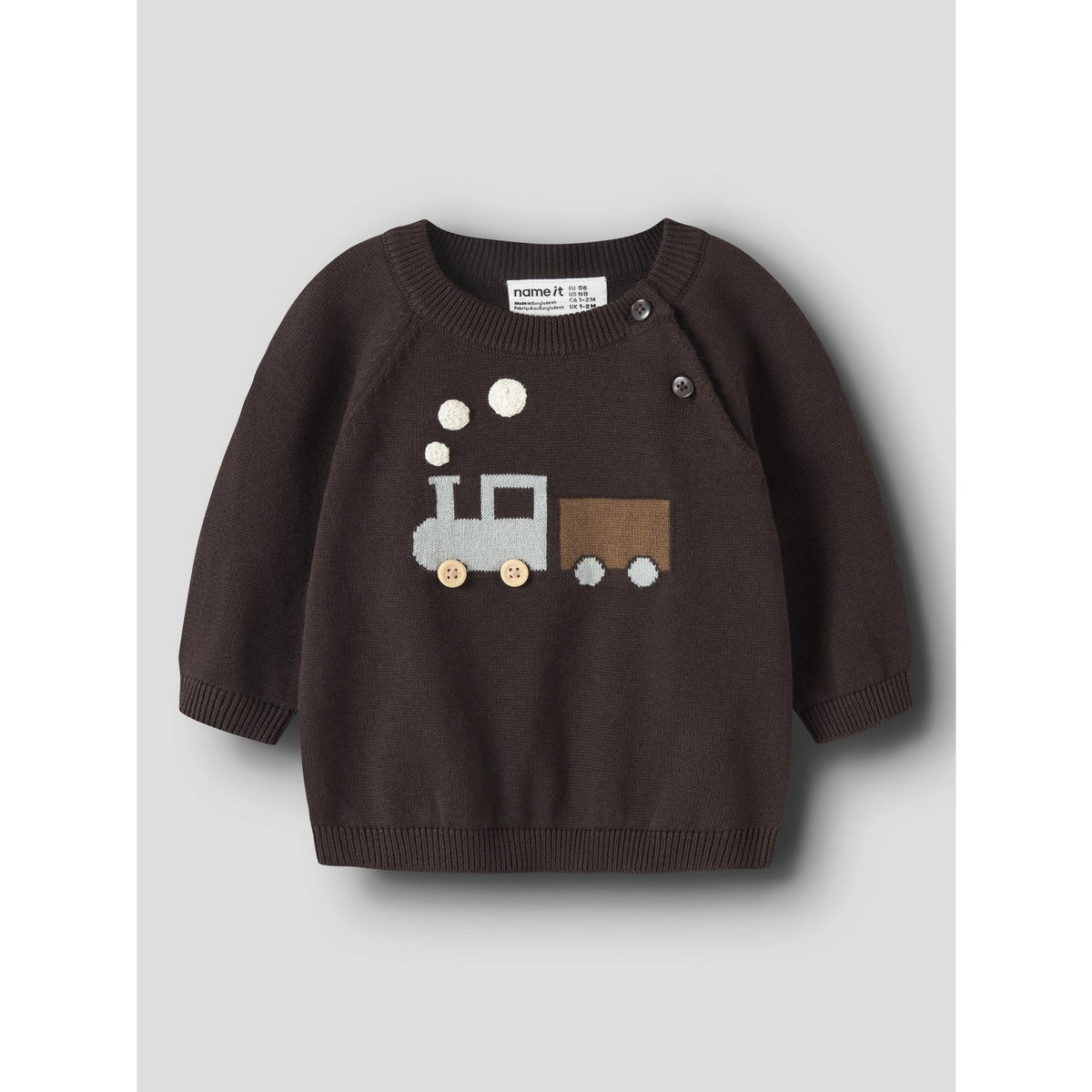 Name It Chocolate Plum Nbmrafello Ls Stickad