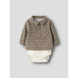 Name It Sepia Nbmrem Ls Skjorta Body