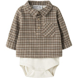 Name It Sepia Nbmrem Ls Skjorta Body
