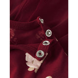 Name It Red Dahlia Nbfratia Ls Klänning