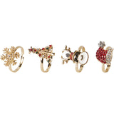 Name It Gold Colour 626 Nkfacc-Omary 4-Pack Ringbox