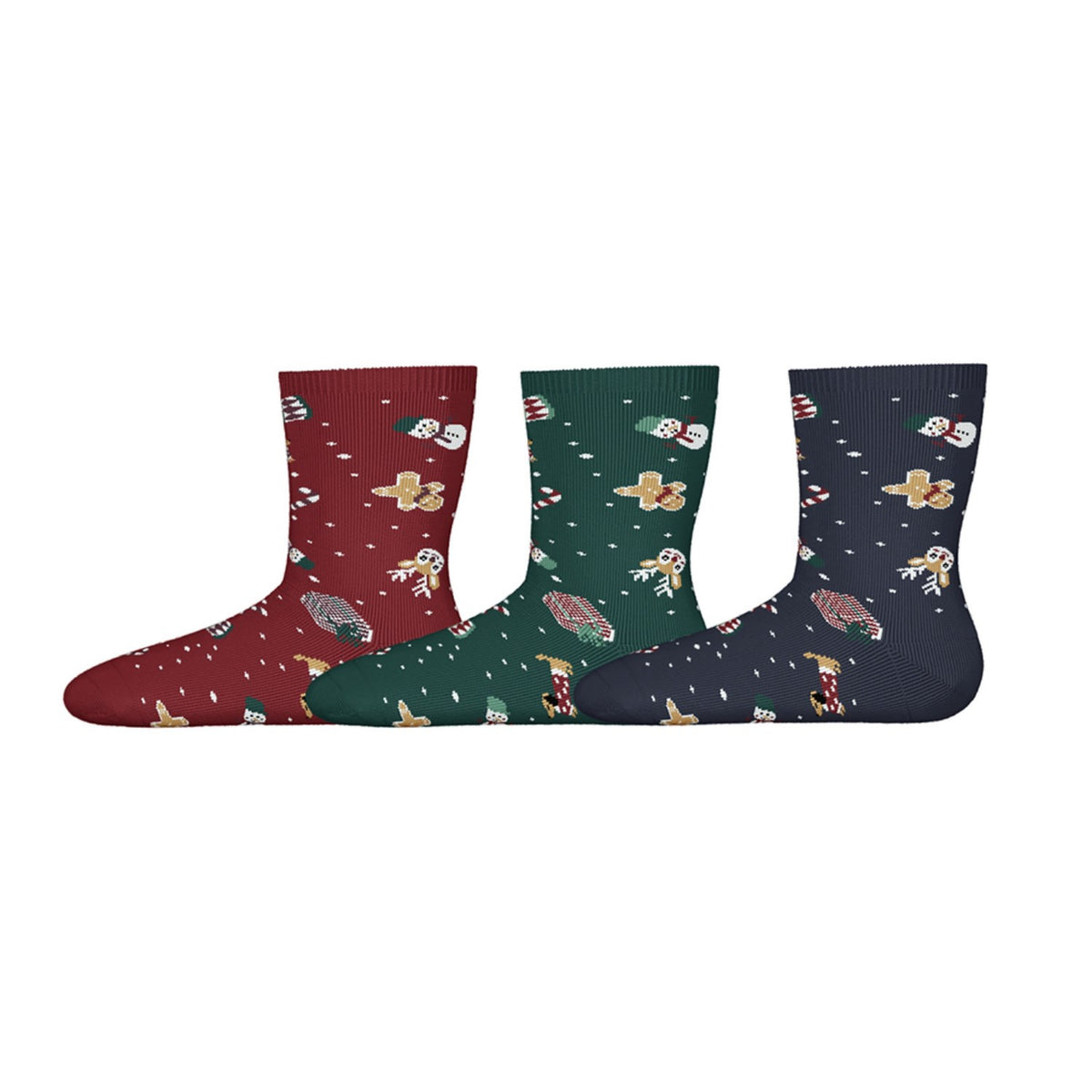 Name It Botanical Garden Nknvismas 3-Pack Strumpor
