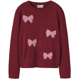 Name It Red Dahlia Nkfralle Ls Stickad