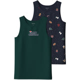 Name It Navy Blazer Nkmvismas 2-Pack Tank Topp Giftpack