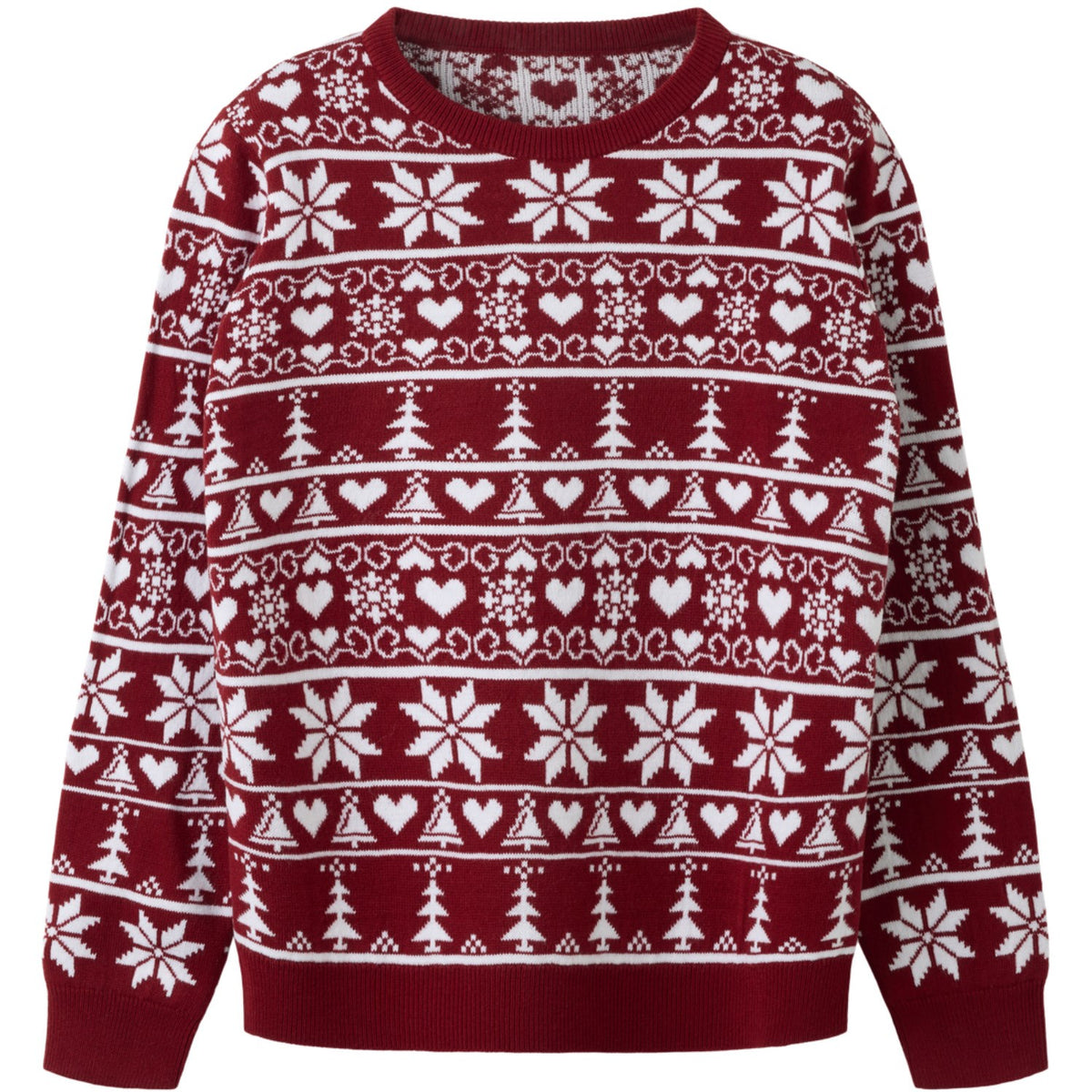 Name It Red Dahlia Nknrismas Ls Stickad Cot