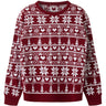 Name It Red Dahlia Nknrismas Ls Stickad Cot