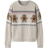 Name It Peyote Melange Nknrismas Ls Stickad Cot