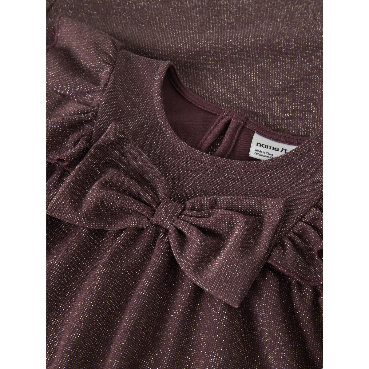 Name It Catawba Grape Nmfroisin M Ls Klänning