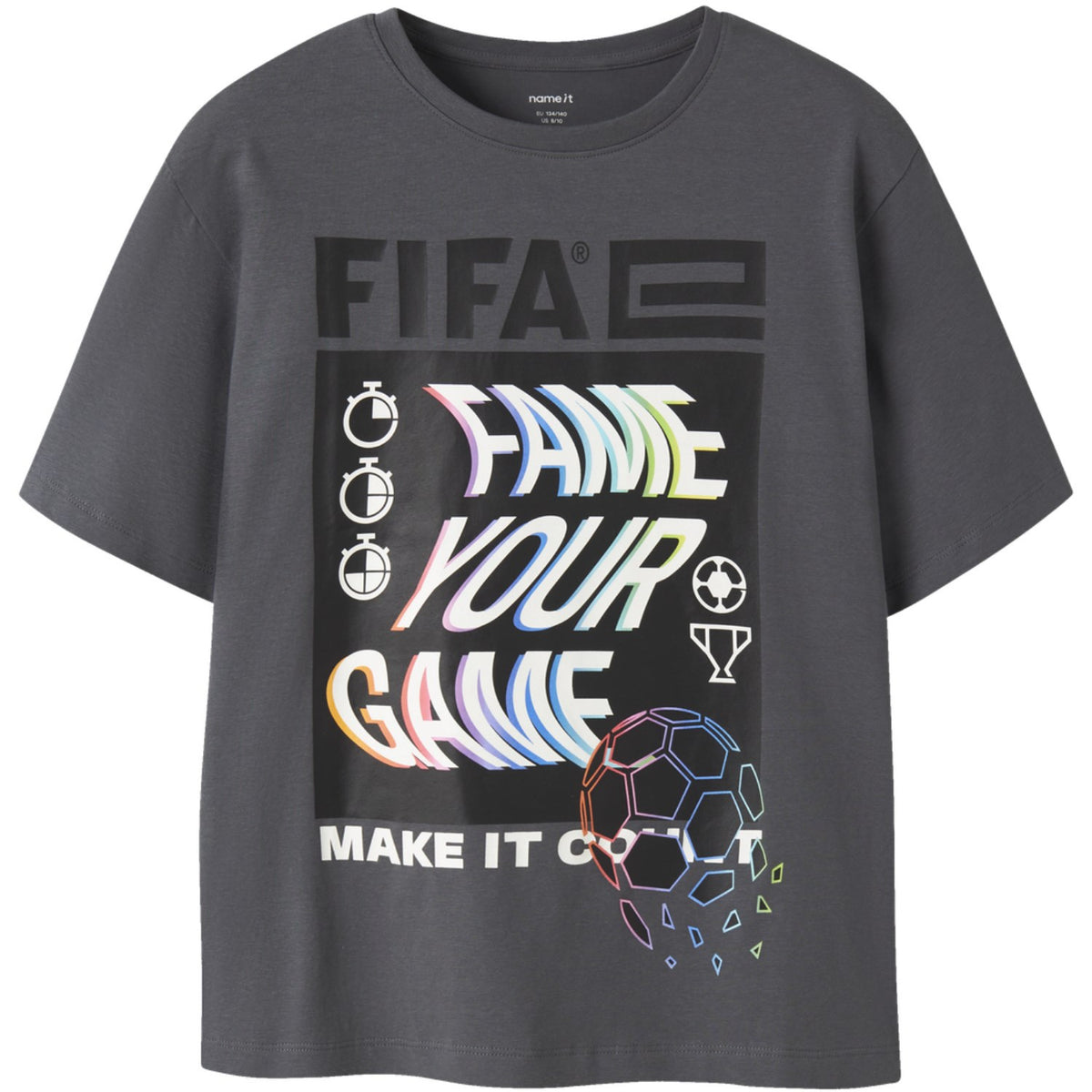 Name It Iron Gate Nkmollis Fifae Ss Nreg Topp Låda Vde