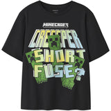 Name It Black Nkmif Minecraft Ss Nreg Topp Box Bfu