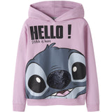Name It Full Blooming Pink Nkfolbana Stitch Rlx Sweat Wh Bru Wdi