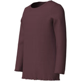 Name It Catawba Grape Nkfvemma Glitter Ls Slim Topp
