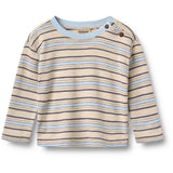Wheat Multi Blue Stripe T-Shirt L/S Ebbe