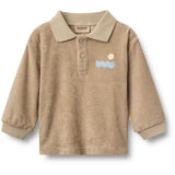 Wheat Sand Stone Terry Pikétröja Skjorta L/S Theodor