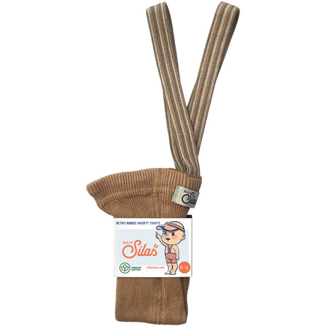 Silly Silas Shorty Light Brown Striped