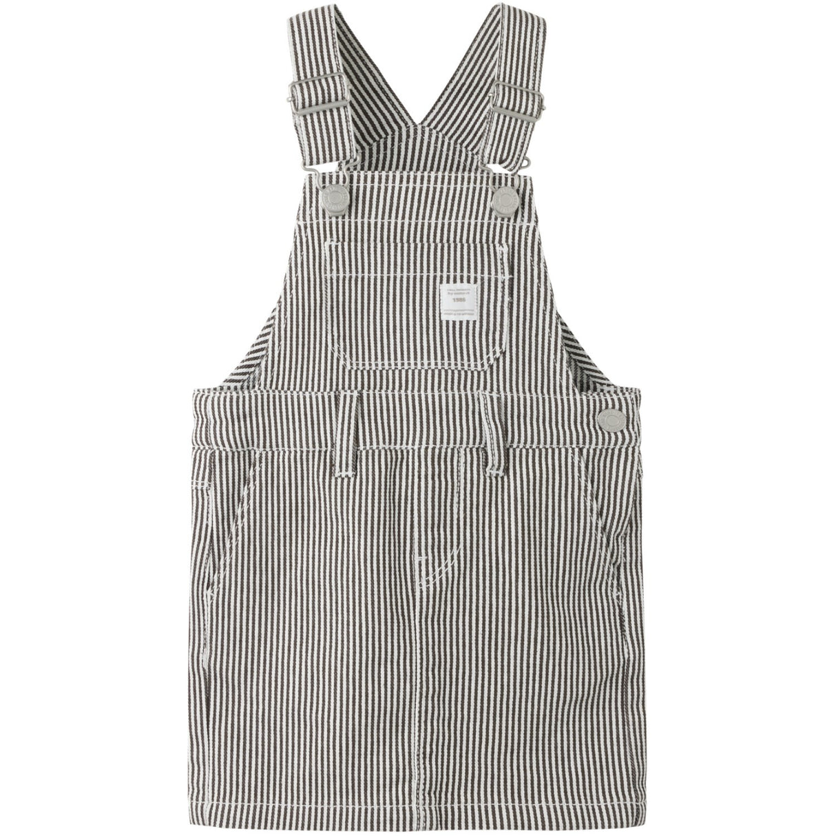 Name It White Delicioso Nmfnola Stripe Spencer Klänning 2299-Yf