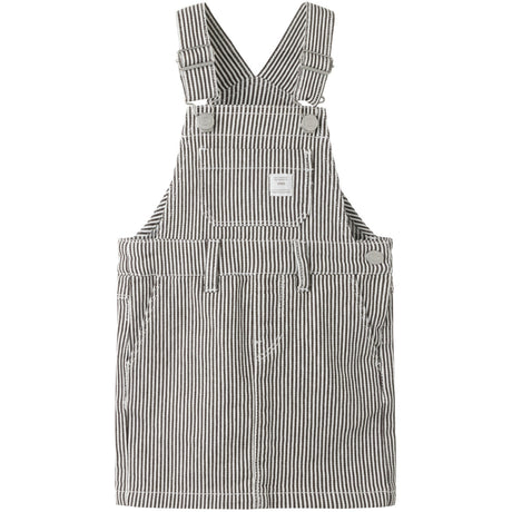 Name It White Delicioso Nmfnola Stripe Spencer Klänning 2299-Yf
