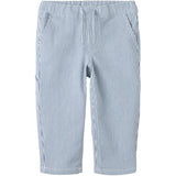 Name It White Moonlight Blue Nmmnola Tap Stripe Byxor Carp 2299-Yf