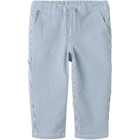 Name It White Moonlight Blue Nmmnola Tap Stripe Byxor Carp 2299-Yf