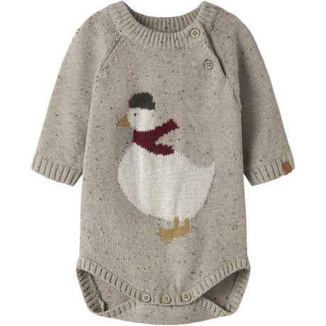 Lil'Atelier Oxford Tan Duck Nbngalto Ria Ls Stickad Body Lil