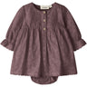 Lil'Atelier Rose Taupe Nbfrenna Ls Loose Body Klänning Lil