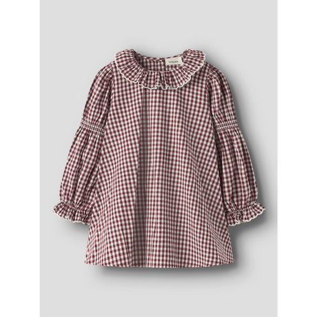 Lil'Atelier Biking Red Nmfroanne Ls Loose Klänning Lil