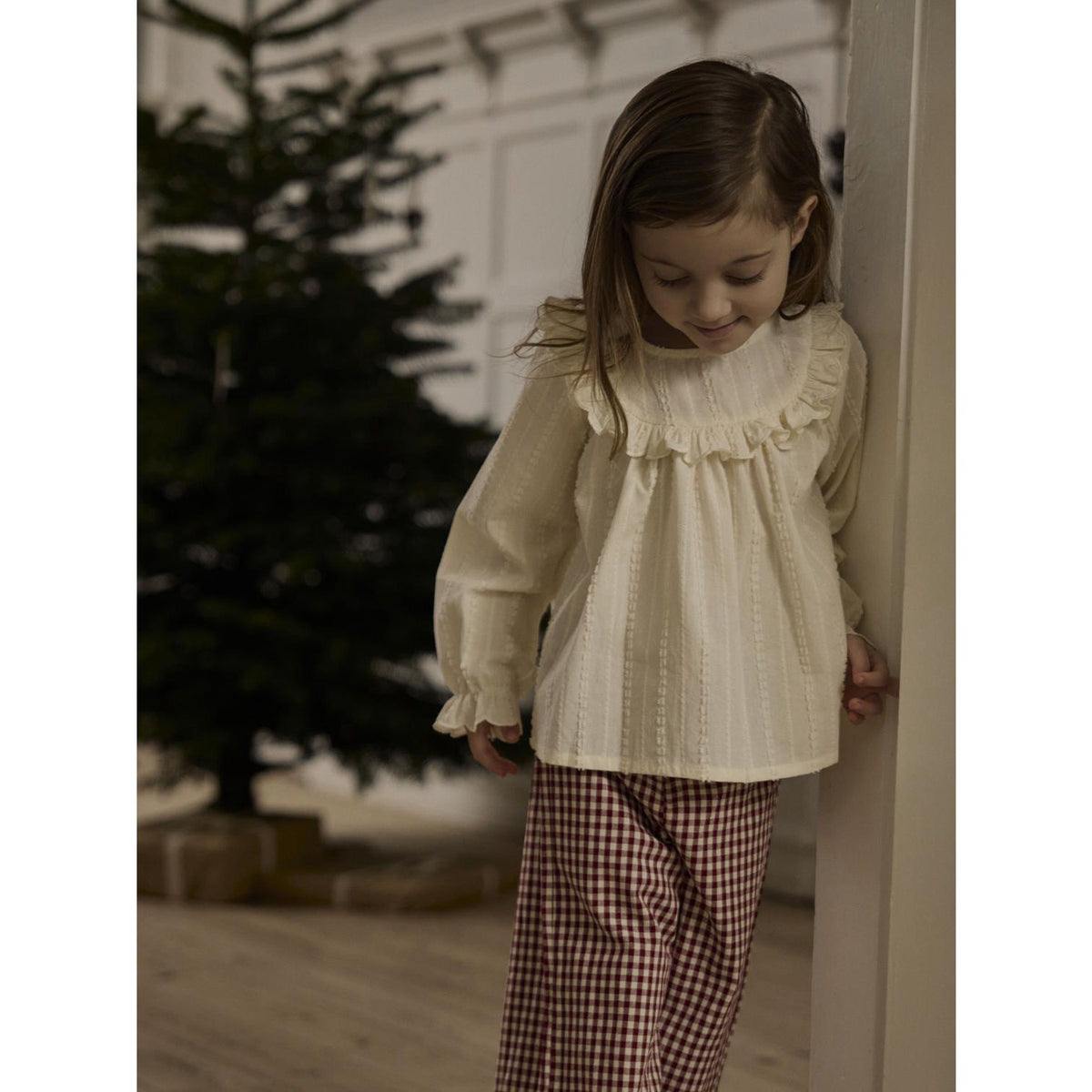 Lil'Atelier Turtledove Nmfrosea Ls Loose Skjorta Lil