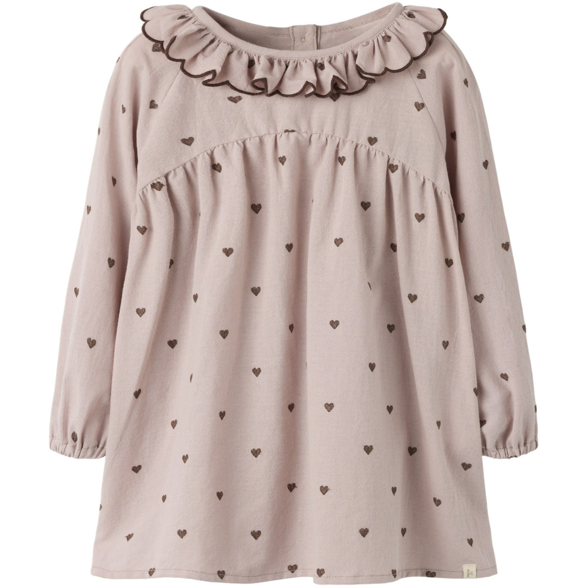 Lil'Atelier Bark Nmfseanne Ls Loose Klänning Lil