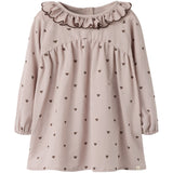 Lil'Atelier Bark Nmfseanne Ls Loose Klänning Lil