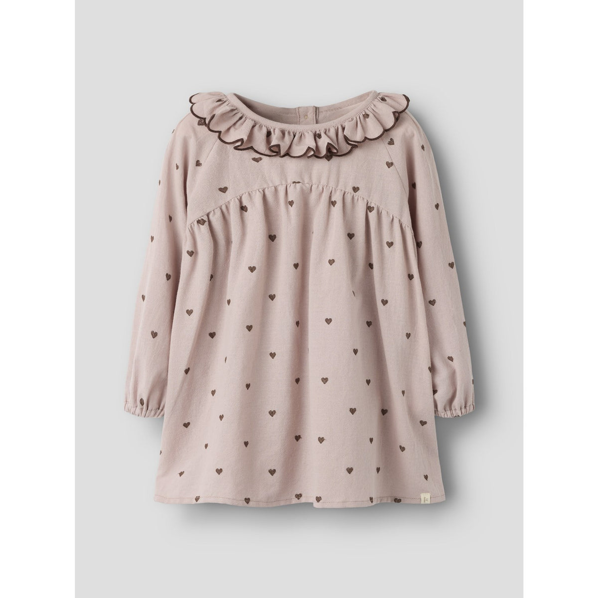 Lil'Atelier Bark Nmfseanne Ls Loose Klänning Lil