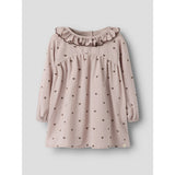 Lil'Atelier Bark Nmfseanne Ls Loose Klänning Lil