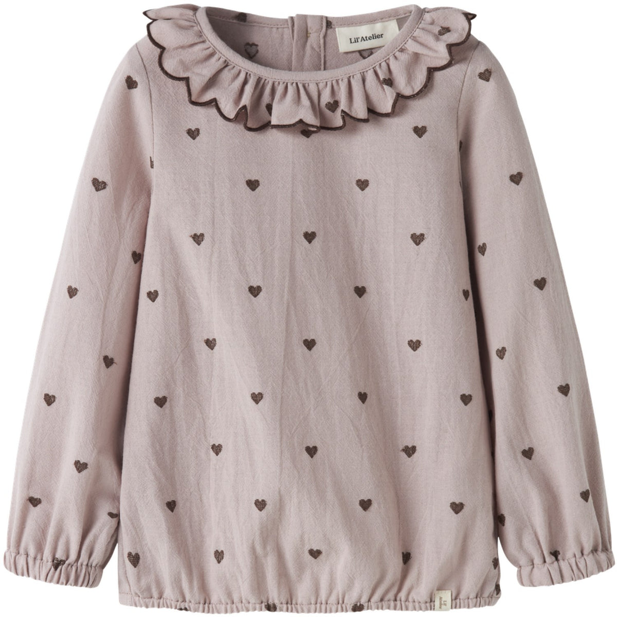 Lil'Atelier Bark Nmfseanne Ls Loose Skjorta Lil